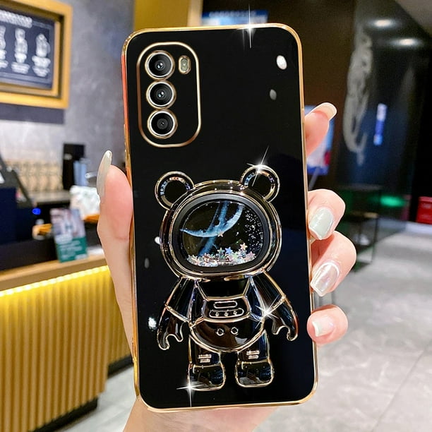 Funda Para Teléfono Motorola Moto G22 G32 G42 G52 G82 E32 Lindo 3D Cielo Estrellado Astronauta Soporte De Escritorio 2023 Nuevo