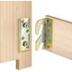 thumbnail image 4 of Bisagra de cama, soporte de riel de cama de 4 piezas Bisagra de cama resistente, conector de soporte para muebles, con tornillos (amarillo) propicio, 4 of 5