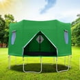 thumbnail image 4 of 2025 Upgraded Trampoline Tent - Waterproof & UV-Resistant Trampoline Cover with Sunshade, Fits 6FT/8FT/10FT/12FT/14FT Trampolines for Outdoor Protection, 4 of 8