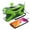 Green, variant on 10000mAh Multifunctional Radio Hand Crank Solar USB Charging FM AM WB NOAA Weather Radio Emergency LED Flashlight Torch Power ,Listen Anytime, Anywhere
