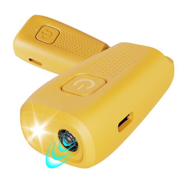 Mini Ultrasónico LED Dispositivo Repelente Tapón Corteza () Amarillo