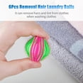 thumbnail image 4 of 6PCS Hair Catcher Balls Anti-winding Laundry Lint Remover Washing Balls Reusable Lint Remover Balls for Washing Machine, 4 of 5