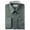 CHARCOAL, variant on Berlioni Italy Men's Convertible Cuff Solid Dress Shirt Charcoal