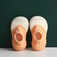 thumbnail image 6 of NIBOLOG 1 Pair Shoes Two-color Stitching Breathable Cotton Soft Sole Baby Shoes for Home, 6 of 8