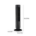 thumbnail image 3 of Suncoda Fan for Bedroom, 2-Mode Options Desktop Tower Fan, Household Silent Fan Cooler Fan Bladeless Fan for Home Office Bedroom (13.0"x4.1"), 3 of 8