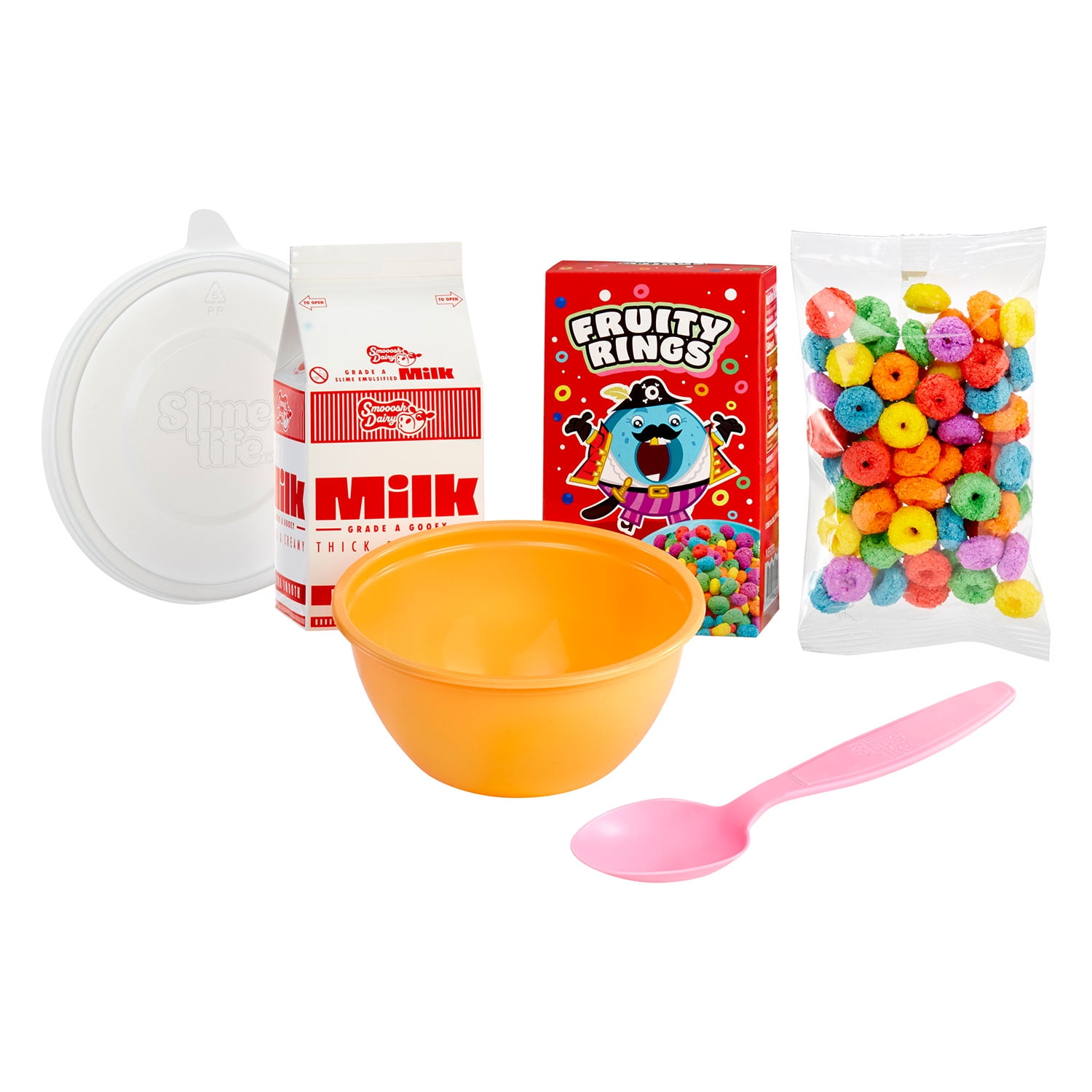 Slime Life Bowl of Fruity Cereal DIY Slime Kit, Fruity Cereal Slime