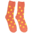 thumbnail image 4 of Everbright Women's Classic Fuzzy Socks 2 Pack - Peach & Yellow, 4 of 5