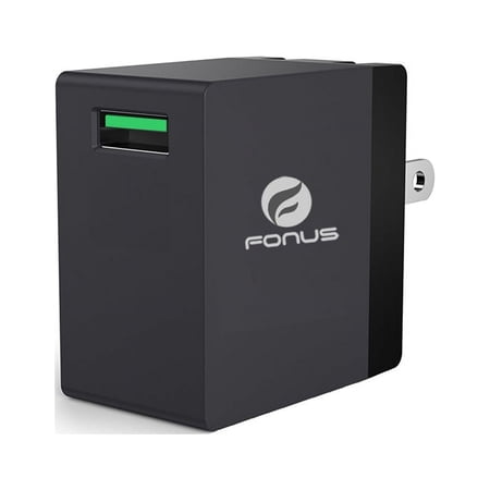 18W Fast Home Charger for Moto E (2020) - USB Quick Charge Port Travel Wall AC Plug Power Adapter Compact Folding Prongs P5J Compatible With Motorola Moto E (2020)