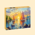 thumbnail image 2 of Rompecabezas STYISHANG 1000 Piezas Atardecer en el Océano con Velero 70x50 cm, 2 of 8