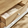thumbnail image 5 of Nolia 6-Drawer Color Block Dresser in Oak White, 5 of 9