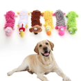 thumbnail image 5 of Dog Plush Sound Making Toys Chewing Teeth Grinding Training Plaything Squeaking Interactive Mops Lint Puppy Toy, B, 5 of 5
