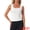 White, variant on DARING DIVA Women's Scoop Neck Sleeveless Fitted Cotton Layering Tank Top XS Black