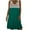 Green, variant on IROINNID Shift Dress For Women Regular Sleeveless Casual Loose Lace Panel Dress Round Neckline Solid Color Dress