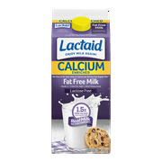 Lactaid Fat Free Milk, Calcium Enriched, 64 oz