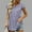 #1-Purple, variant on Azrian Plus Size Blouses Womens Casual Solid Color Round Neck Short Sleeve Tops Blouses