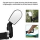 thumbnail image 4 of Espejo retrovisor Soidarity para bicicleta 2 uds ABS montado en El extremo del manillar ajustable 360 grados negro, 4 of 6