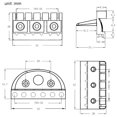 thumbnail image 3 of Juego Tuercas Bloqueo para Cuerdas Guitarra Eléctrica Sin Cabeza 6 Llave Y Tornillo (plateado), 3 of 4