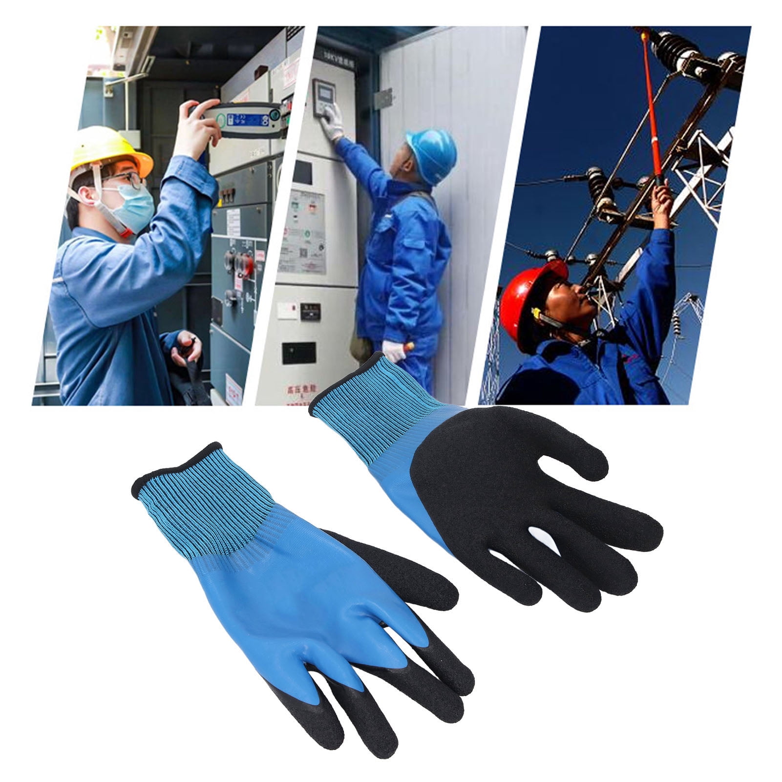 Electrical Insulated Gloves, Flexible Electrical Work Gloves  for Construction Site