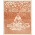 thumbnail image 3 of Simon Moulijn 20x24 Black Modern Framed Museum Art Print Titled - Woman with Dress Sitting in Lawn (1915), 3 of 5