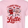 thumbnail image 4 of Inktastic I Love You a Latte Valentines Coffee Love T-Shirt, 4 of 5