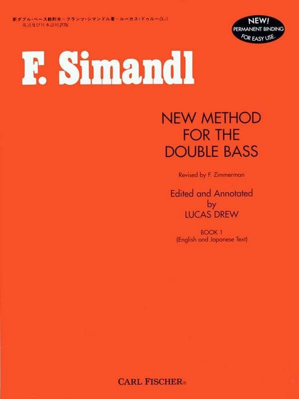 Carl Fischer New Method For The Double Bass Book 1 Walmart Com