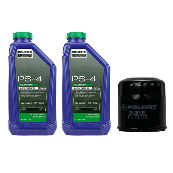 Polaris FKOCK10624 OEM PS-4 Oil Change Kit for 2001-2014 Sportsman 450 EPS Utility