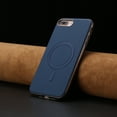 thumbnail image 6 of Allytechgroup iPhone 8 Plus/7 Plus Case with Magnetic Ring, Compatible with Magsafe Slim Back Cover Flannel Inner Lining Shockproof Protective Phone Case for Apple iPhone 8 Plus/7 Plus, Darkblue, 6 of 6