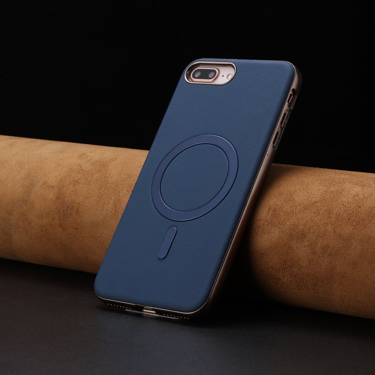 for iPhone 8 Plus / iPhone 7 Plus Magnetic Case PU Leather