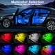 thumbnail image 2 of Luces LED LYCARESUN para interior de coche, 4 unidades, 16 colores, recargables por USB, 2 of 6