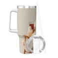 thumbnail image 2 of KLL Relaxing Cat With Tea Print 40oz Stainless Steel Insulated Car Cup Coffee Mug with Spillproof Lid - Keep Your Drink Hot or Cold on the Go, 2 of 8