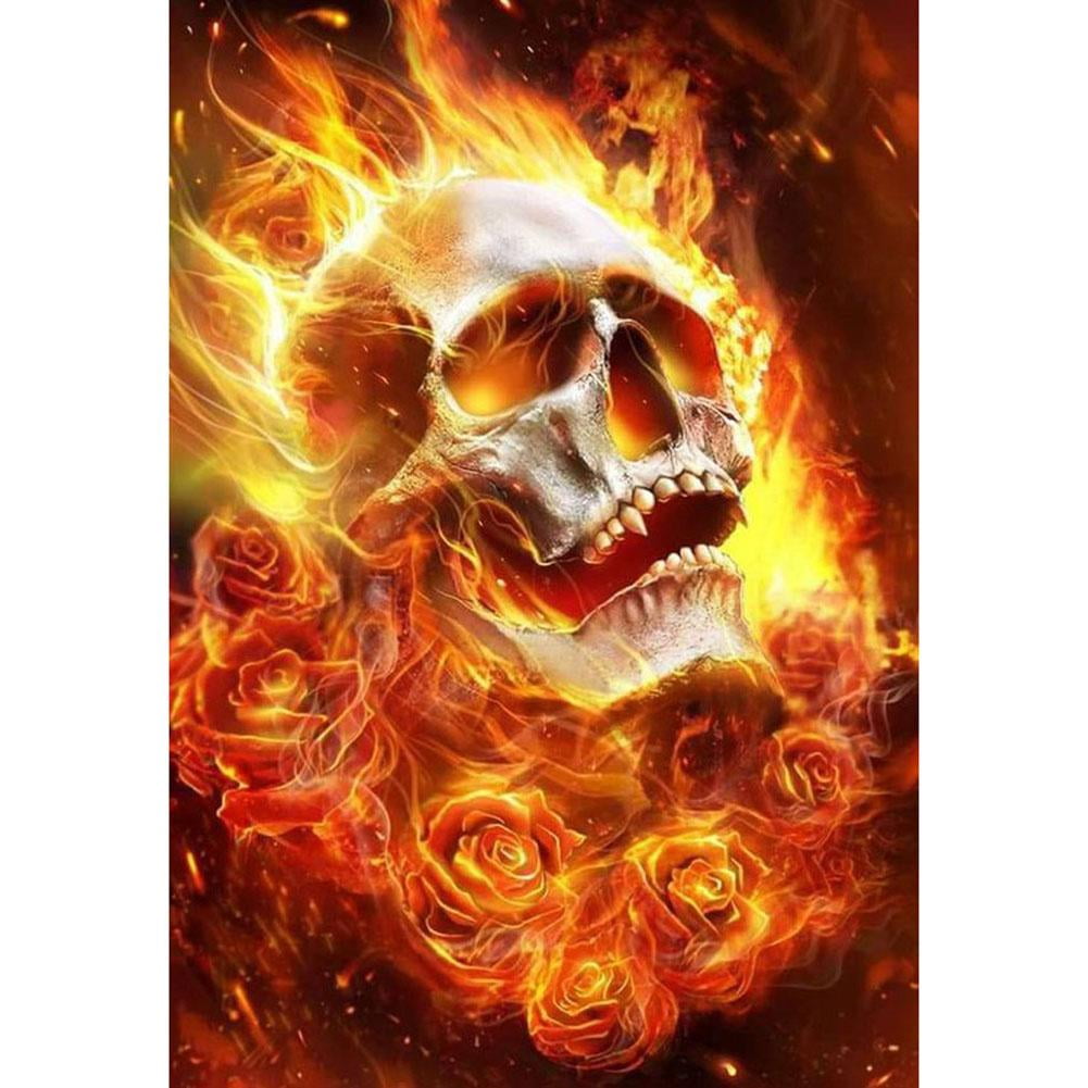 yuyomalo 5D DIY Full Drill Hand painted Fire Skull Cross Stitch Embroidery Kits | Walmart Canada yuyomalo 5D DIY Full Drill Hand painted Fire Skull Cross Stitch Embroidery Kits | Walmart Canada