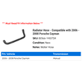 thumbnail image 2 of Radiator Hose - Compatible with 2006 - 2008 Porsche Cayman 2007, 2 of 2