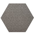 thumbnail image 1 of Indoor Outdoor custom size area rugs made in USA comes in Ten colors and Nine shapes rectangular,round,square,runners,oval,hexagon,octagon,half round - Neutral, 3' Hexagon Area Rugs, 1 of 1