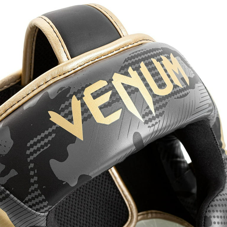 Venum Elite Boxing Gloves - Black/Dark camo