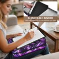 thumbnail image 5 of Haosy Accordion File Organizer Zipper Binder 500 Sheet 6-Tab Expanding File Folder Multi-Pocket 1.2 Inch 3 Ring Neon Dollar Bills, 5 of 7