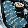 thumbnail image 3 of XYZCANDO Turtle and Starfish Pattern Breathable Car Seat Towel Cover for Running Workout Beach, Easy Install Sweatproof Car Seat Cover Protector, 3 of 11