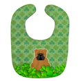 thumbnail image 1 of Carolines Treasures BB6263BIB English Bulldog Trèfles Rouges Bavoir pour Bébé, 1 of 3