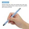 thumbnail image 3 of 4pcs Stylus Pens for Touch Screens with 8 Extra Tips Capacitive Stylus Tablet Pen, Silver Purple Blue Black, 3 of 6