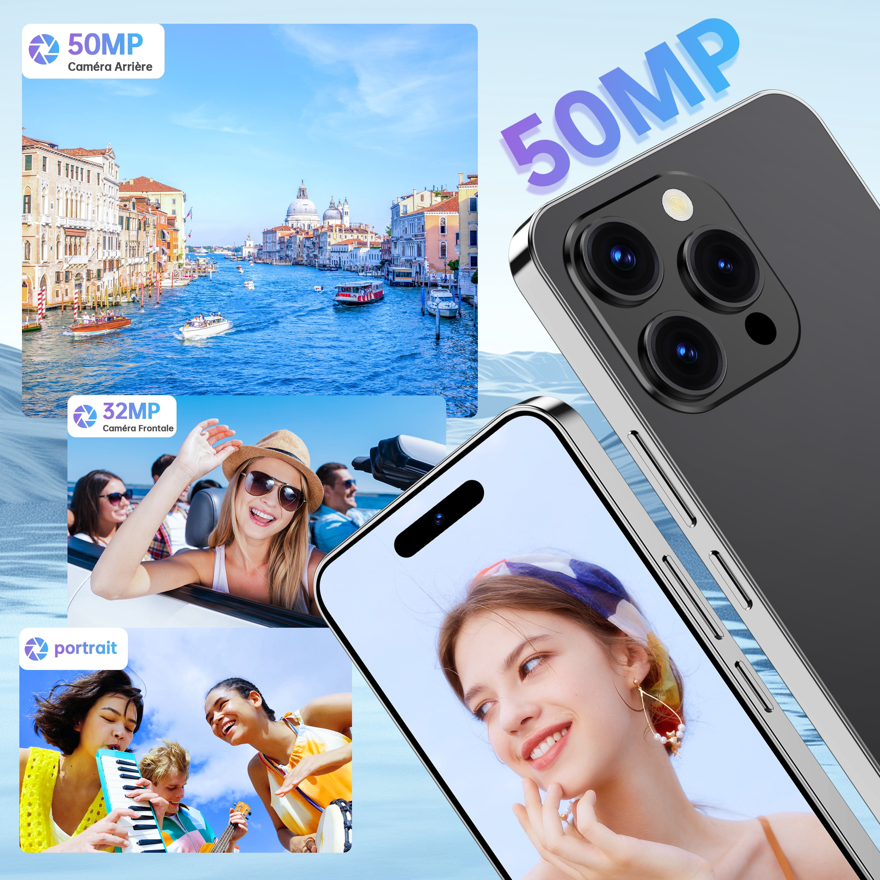 OUKITEL P1 Unlocked Phones 6.7 Inch FHD+ AMOLED 120Hz Display Mobile Phone 24GB + 256GB/2TB 50MP Camera SmartPhone ,5150mAh Fingerprint/OTG/NFC/4G Dual SIM/GPS