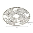 thumbnail image 2 of IH Casa Decor White Rose Round Trivet - Set of 2, 2 of 3