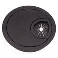 thumbnail image 2 of 50mm/60mm/80mm Computer Metal Grommet Desk Table Cable Tidy Outlet Wire Cover, 2 of 8