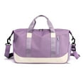 thumbnail image 1 of Bolso deportivo impermeable para mujer, compañero de fin de semana para hombre con compartimento para zapatos y bolsa para artículos húmedos Bolso versátil para gimnasio y viajes, 1 of 5