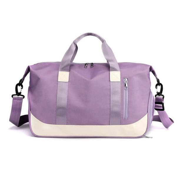 Estrela Bolsa de deporte para mujer, bolsa de viaje para hombre con caja de zapatos y bolsillo húmedo, bolso de hombro para fin de semana, bolso de mano, bolsa de fitness impermeable para mujer