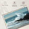 thumbnail image 6 of Elephant Stock Crashing Wave I Wall Art - Horizontal Canvas Wall Art - Living Room Wall Decor - Beach Canvas - Teal And Blue Decor By Tim O'toole - 45" x 30", 6 of 8