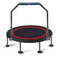 thumbnail image 1 of axGear Trampoline 48 Inch Indoor Outdoor Home Fitness Exercise Foldable Rebounder, 1 of 9