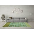 thumbnail image 3 of Ahgly Company Indoor Rectangle Abstract Light Blue Modern Area Rugs, 3' x 5', 3 of 4