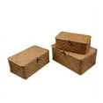 thumbnail image 3 of Panier de Rangement en Osier avec Couvercles Paniers à Lessive en Herbe de Mer, 3 of 5