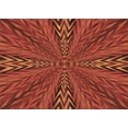 thumbnail image 1 of Ahgly Company Machine Washable Indoor Rectangle Transitional Orange Red Orange Area Rugs, 5' x 8', 1 of 7
