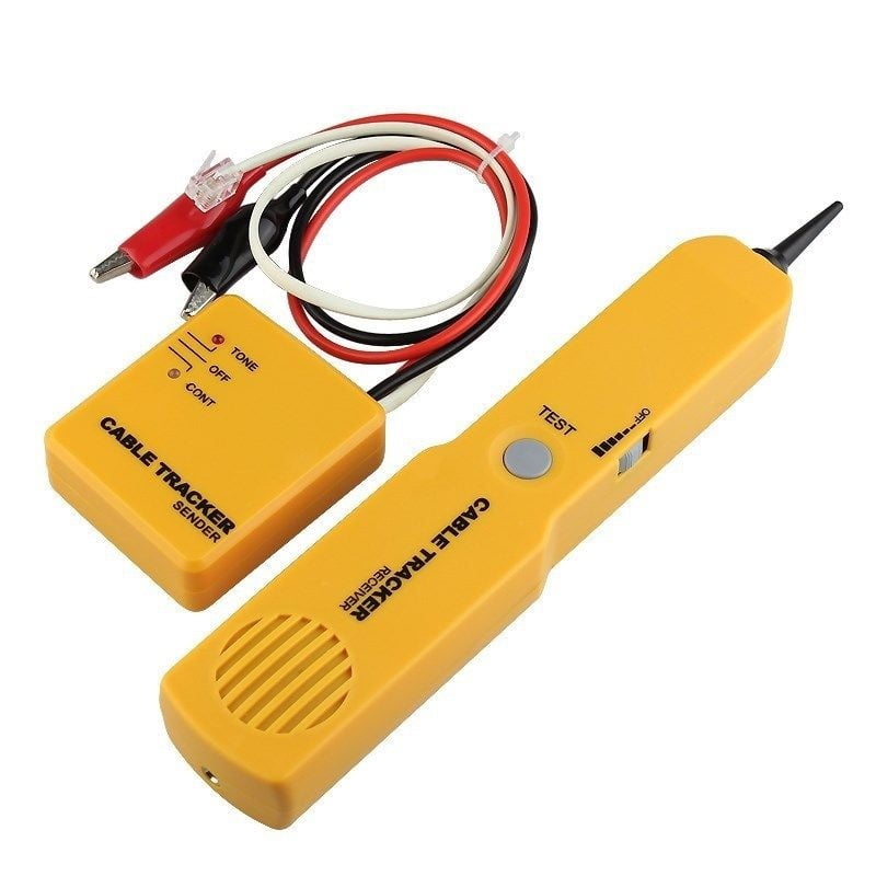Portable Cable Tracker Tester–Trace Cable Wall Finder Pen Sender Reciever 
