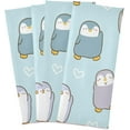 thumbnail image 2 of Kitchen Towels Cartoon Penguin and Heart Pattern Cleaning Towel Absorbent Hand Towels Tea Towels for Home Restaurant Dish Clean 28" x 18", 6PCS, 2 of 7